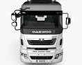 Daewoo Ultra Prima Camion Tracteur 2012 Modèle 3d vue frontale