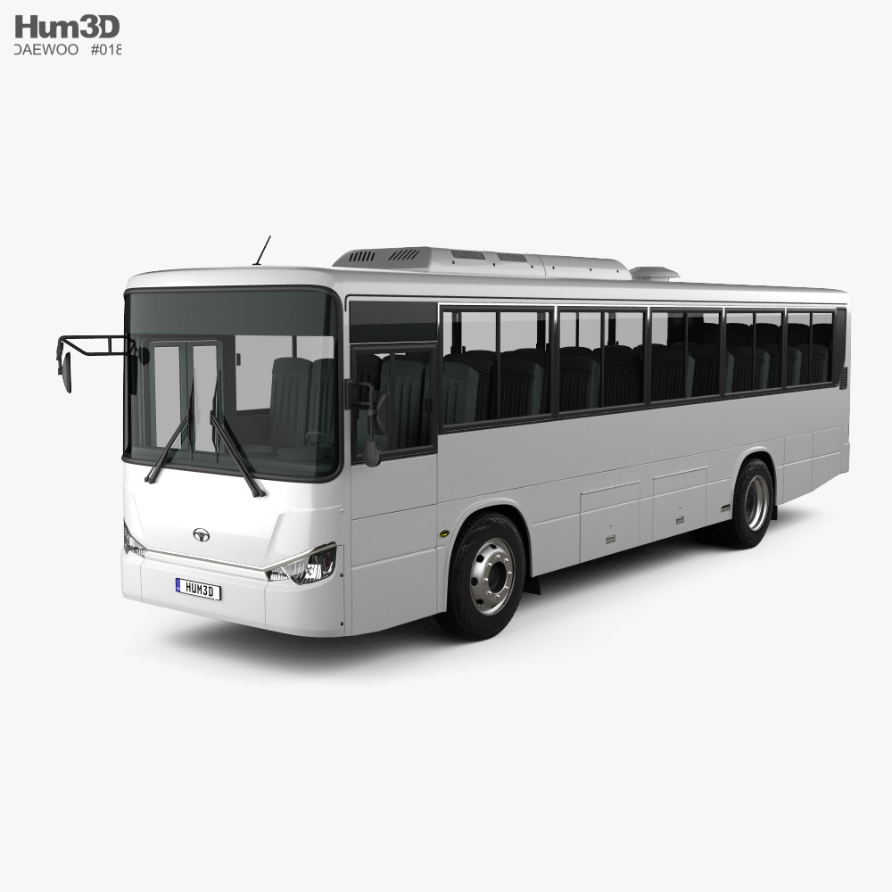 Daewoo BS106 Автобус 2021 3D модель