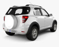 Daihatsu Terios 2011 3D-Modell Rückansicht