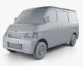 Daihatsu Gran Max Minibus 2014 Modèle 3d clay render