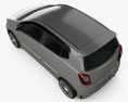 Daihatsu Astra Ayla Sporty 2016 3D模型 顶视图