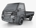 Daihatsu Hijet Truck 2017 3D 모델  wire render