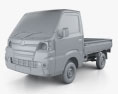 Daihatsu Hijet Truck 2017 3D 모델  clay render
