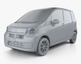 Daihatsu Move 2015 3D модель clay render