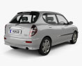 Daihatsu Sirion 2004 3D модель back view