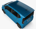 Daihatsu Move Custom RS 2020 3D-Modell Draufsicht