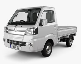 Daihatsu Hijet Truck com interior 2017 Modelo 3d