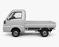 Daihatsu Hijet Truck with HQ interior 2017 3d model side view