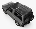 Daihatsu Rocky Wagon 1987 3D模型 顶视图