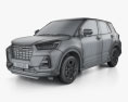Daihatsu Rocky 2021 3Dモデル wire render