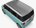 Daihatsu Move Canbus 2020 3D-Modell Draufsicht