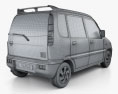 Daihatsu Move 2001 3D модель
