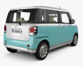 Daihatsu Move Canbus con interior 2020 Modelo 3D vista trasera