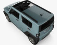 Daihatsu Taft 2023 3D-Modell Draufsicht
