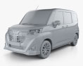 Daihatsu Thor Custom 2020 3d model clay render