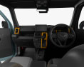 Daihatsu Taft mit Innenraum 2023 3D-Modell dashboard