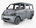 Daihatsu Gran Max Minibus with HQ interior 2012 3d model wire render