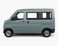 Daihatsu Hijet Cargo Deluxe 2024 3D-Modell Seitenansicht