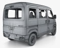 Daihatsu Hijet Cargo Deluxe with HQ interior 2024 Modello 3D