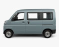 Daihatsu Hijet Cargo Deluxe with HQ interior 2024 3Dモデル side view