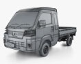 Daihatsu Hijet Truck Jumbo Extra 2022 3d model wire render
