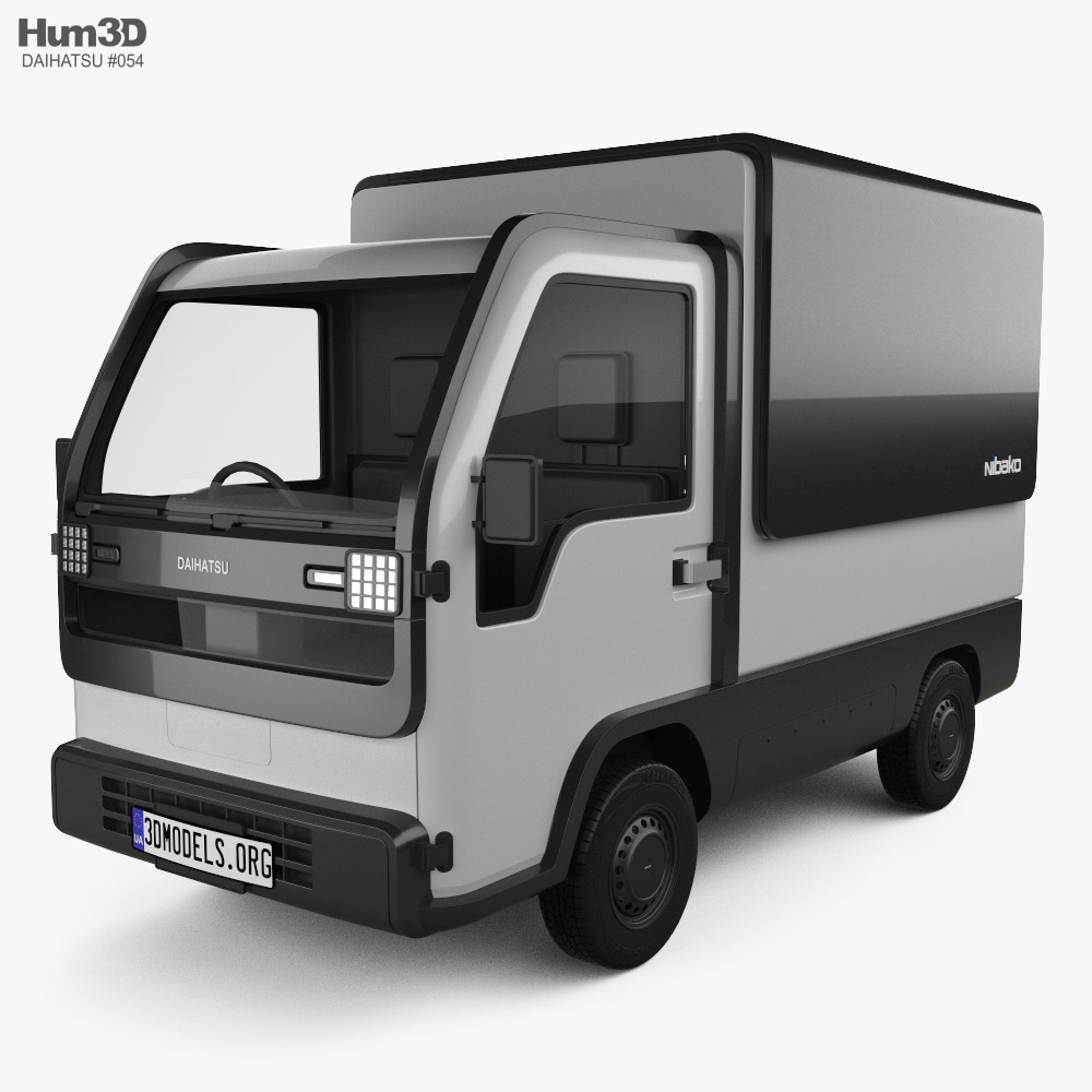 Daihatsu Uniform Truck 2024 3D 모델 