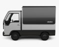 Daihatsu Uniform Truck 2024 3D-Modell Seitenansicht