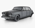 Daimler DS420 1987 3Dモデル wire render