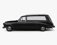 Daimler DS420 Hearse 1987 3d model side view