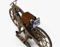 Daimler Reitwagen 1885 3D模型 顶视图