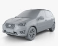 Datsun mi-DO 2017 Modelo 3D clay render