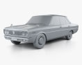 Datsun 2300 Super Six 2024 3Dモデル clay render