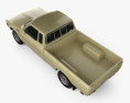 Datsun 620 King Cab 1977 3D模型 顶视图