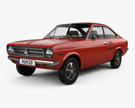 3D model of Datsun 1200 coupe 1970