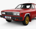Datsun Stanza 4도어 경주 용 자동차 세단 1977 3D 모델 