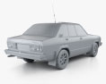 Datsun Stanza 4도어 경주 용 자동차 세단 1977 3D 모델 