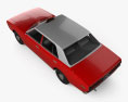 Datsun 220C 出租车 1971 3D模型 顶视图
