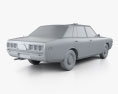 Datsun 220C 出租车 1971 3D模型