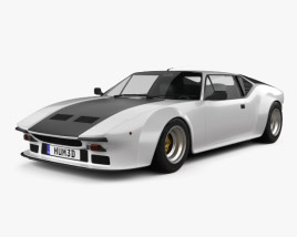 3D model of De Tomaso Pantera GT5 1980