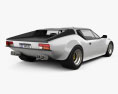 De Tomaso Pantera GT5 1980 3Dモデル 後ろ姿