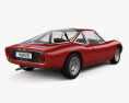 De Tomaso Vallelunga with HQ interior 1968 3d model back view