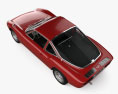 De Tomaso Vallelunga with HQ interior 1968 3d model top view
