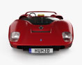 De Tomaso P70 with HQ interior and engine 1968 3d model front view