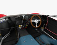 De Tomaso P70 인테리어 가 있는 와 엔진이 1968 3D 모델  dashboard