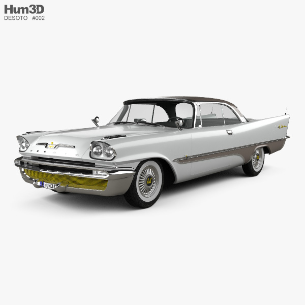 DeSoto Adventurer hardtop Coupe 1957 3D model