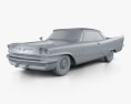 DeSoto Adventurer Hard-top Coupe 1957 Modello 3D clay render