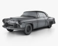 DeSoto Firedome Sportsman hardtop Coupe 1955 3d model wire render