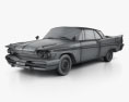 DeSoto Firesweep Sportsman hardtop Coupe 1959 3D 모델  wire render