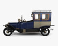 Delage Type A1 Gillotte Coupe 1917 3D-Modell Seitenansicht