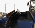 Delage Type A1 Gillotte Coupe avec Intérieur et moteur 1917 Modèle 3d seats